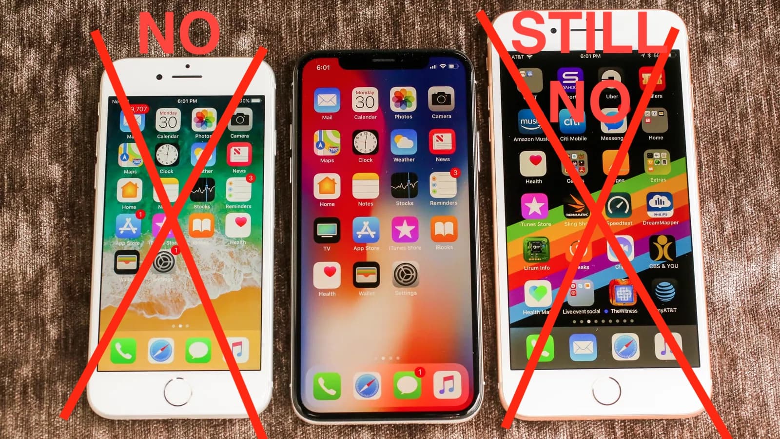 Almost no bezels in the new iPhone